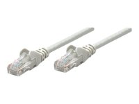 INTELLINET Netzwerkkabel Cat5e U/UTP 1,0m Grau RJ-45...