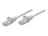 INTELLINET Netzwerkkabel Cat5e U/UTP 2,0m  Grau RJ-45...