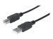 MANHATTAN Hi-Speed USB-B Anschlusskabel USB 2.0 Typ A Stecker - Typ B Stecker 480 Mbps 1,8m Schwarz