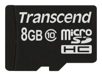 TRANSCEND Premium 8GB microSDHC UHS-I Class10 20MB/s MLC