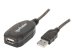 MANHATTAN Hi-Speed USB 2.0 Repeater Kabel  In Reihe schaltbar  A-Stecker / A-Buchse  20m  Schwarz