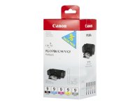 CANON 1LB PGI-9 PBK C M Y GY ink cartridge black and four...