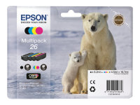 EPSON 3LB 26 ink cartridge black and tri-colour standard...