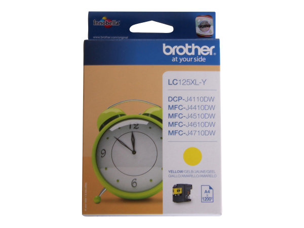 BROTHER LC125XLY Tinte yellow 1200Seiten