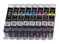 CANON 1LB CLI-42 8inks ink cartridge black and colour standard capacity multipack full 8 inks