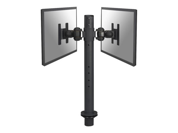 NEOMOUNTS FPMA-D050DBLACK Desk Mount doppelseitig 25,4-76,2cm 10-30Zoll 20kg 2pivot VESA 75x75 or 100x100mm tilt swivel r