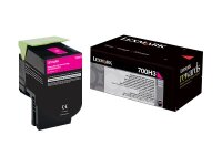 LEXMARK 700H3 Toner magenta Standardkapazität 3.000...