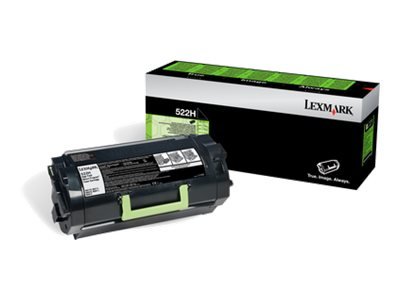 LEXMARK 522H Toner schwarz hohe Kapazität 25.000 Seiten 1er-Pack return program