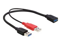 DELOCK Kabel USB 3.0 Y - Buchse 1x > USB 3.0-A ST+ USB...