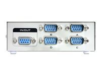 DELOCK SWITCH 4-port RS-232manuell