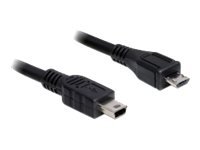 DELOCK Kabel USB micro-B St/ USB mini St 1m