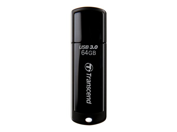 TRANSCEND JetFlash 700 64GB USB 3.0 Flash Drive 80MB/s schwarz