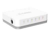 D-LINK GO-SW-5G 5?Port Gigabit Easy Desktop Switch für bis zu 5 Ethernet Geräte Plug & Play Auto-MDI/MDX