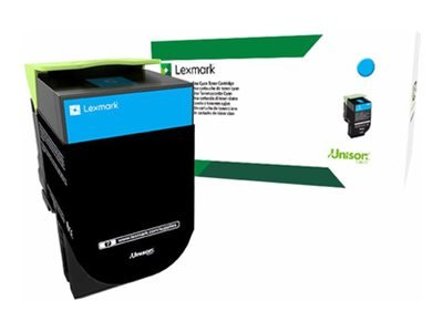 LEXMARK 802XC Toner cyan Extra hohe Kapazität 4.000 Seiten 1er-Pack return program