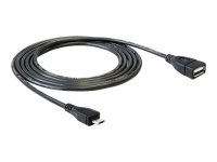 DELOCK Kabel USB micro-B St > USB-A Bu OTG 50 cm