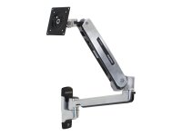 ERGOTRON LX Steh-Sitz-Wandmontage-LCD-Arm bis 106cm 42Zoll 3,2-11,3kg. Anhebung bis 51cm Reichweite bis 83cm