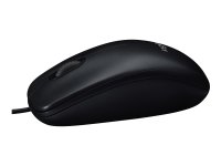 LOGITECH B100 Mouse right and left-handed optical 3 buttons wired USB black