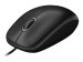 LOGITECH B100 Mouse right and left-handed optical 3 buttons wired USB black