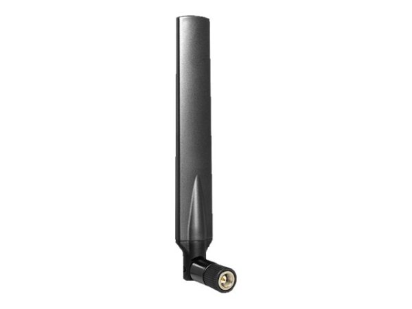 DELOCK Antenne LTE SMA Band 1/3/7/20 -5 -2,8 dBi omni Gelenk schwarz