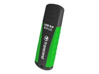 TRANSCEND JetFlash 810 64GB USB 3.0 Flash Drive 80MB/s Water Resistant Green