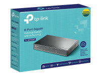 TP-LINK TL-SG1008P 8-Port Gigabit Desktop PoE Switch 8x 10/100/1000Mbps RJ45 4x PoE Metallgehäuse