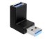 DELOCK Adapter USB 3.0 A/A St/Bu gewinkelt 90G vertikal