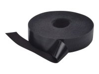 DIGITUS Klettband 20mm x 10m schwarz für...