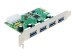 DELOCK PCIe USB 3.0 4 Port NEC-Chipset