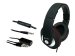 SANDBERG Play  n Go Headset Black mit Mikrofon und Lautstaerkeregler Adapter fuer PC Mobil Tablet inkludiert