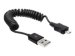 DELOCK Kabel USB 2.0-A St > USB micro-B St Spiralkabel