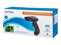 MANHATTAN CCD Bluetooth-Barcodescanner 500 mm Scanreichweite bis zu 500 Scans pro Sekunde kabellose Reichweite bis zu 80 m