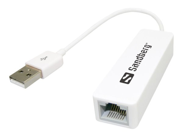 SANDBERG USB to Network Converter Externe Netzwerkkarte fuer USB One-chip 10/100 Mbps Fuer Windows und Mac