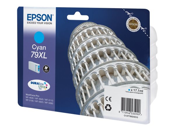 EPSON 1LB 79XL ink cartridge cyan high capacity 17.1ml 2.000 pages 1-pack