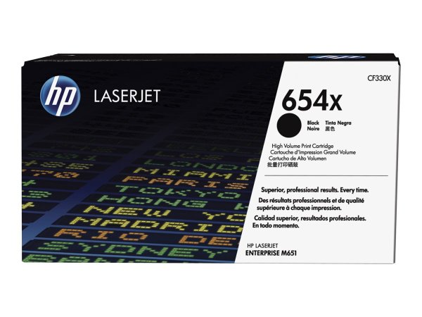 HP 654X original Toner cartridge CF330X black high capacity 20.500 pages 1-pack