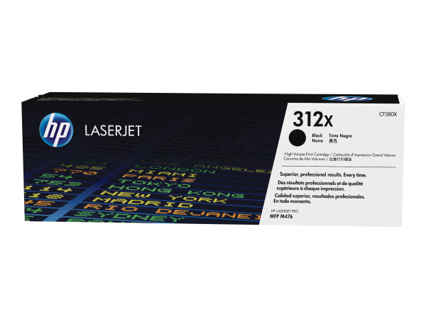 HP 312X original Toner cartridge CF380X black high capacity 4.400 pages 1-pack