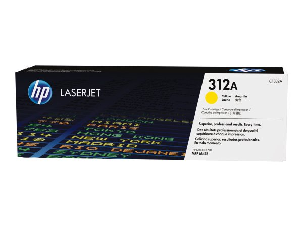 HP 312A original Toner cartridge CF382A yellow standard capacity 2700 pages 1-pack