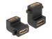 DELOCK Adapter HDMI-A Buchse > A Buchse 90G gewinkelt mit Schraubanschluss