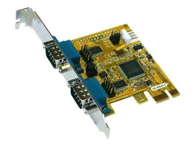 EXSYS EX-44042-2 PCI Express x1 Karte 2x seriell RS-232