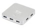 I-TEC USB 3.0 Metal Active HUB 7 Port mit Netzteil ideal fuer Notebook Ultrabook Tablet PC unterstuetzt Win und Mac OS