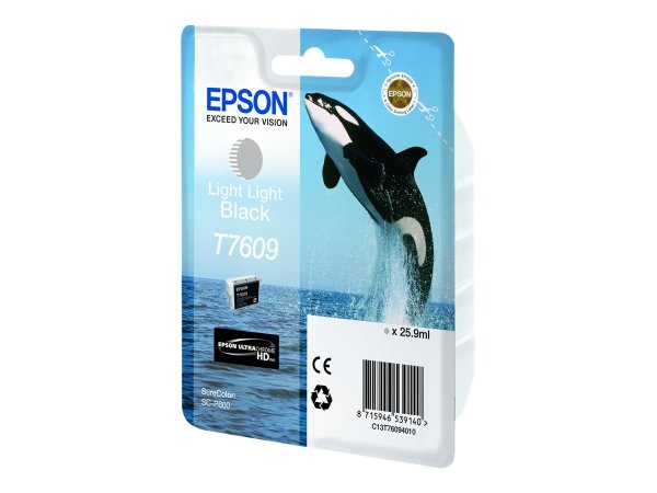 EPSON 5LB T7609 ink cartridge light light black high capacity 25 9ml 12.350 pages 1-pack