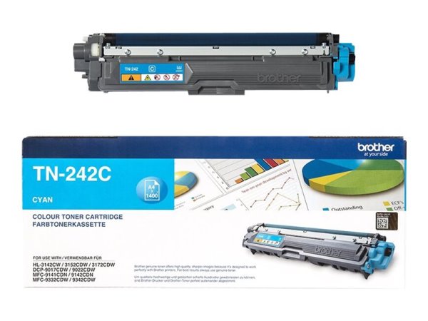 BROTHER TN242C Toner cyan 1400Seiten HL-3152CDW-3172CDW