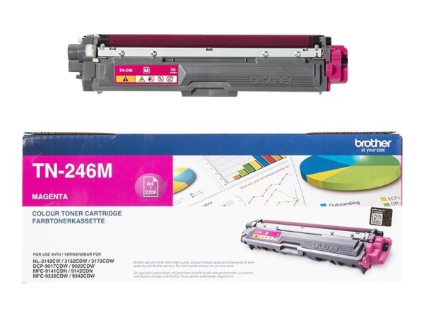 BROTHER TN246M Toner magenta 2200Seiten HL-3152CDW-3172CDW