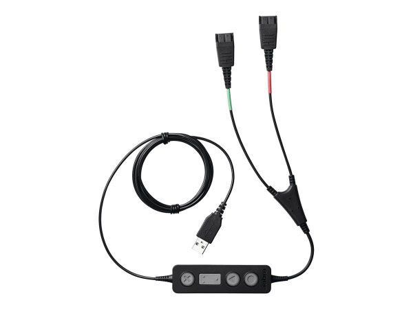 JABRA Link 265 USB with 2 QD Training cable with mute option