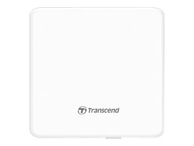 TRANSCEND 8X DVDS-W - Ultra-slim Brenner USB 2.0 extern White - CD-R/RW, DVD±R, DVD±RW, DVD±R DL, DVD-RAM