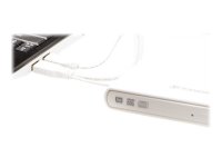 TRANSCEND 8X DVDS-W - Ultra-slim Brenner USB 2.0 extern White - CD-R/RW, DVD±R, DVD±RW, DVD±R DL, DVD-RAM