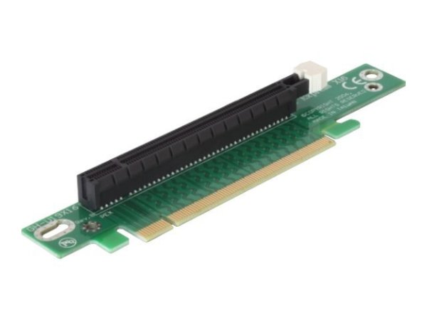 DELOCK PCIe-Riser-Karte x16 90G gewinkelt für 1HE 48,3cm 19Zoll Gehaeuse