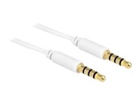 DELOCK Kabel Klinke 3,5 mm Stecker > Stecker 4 Pin...