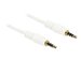 DELOCK Kabel Klinke 3,5 mm Stecker > Stecker 4 Pin IPhone 2,0 m weiss