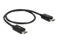 DELOCK Kabel USB Power Sharing Micro Stecker > Stecker 0,3 m schwarz