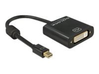 DELOCK Adapterkabel mini DisplayPort 1.2 Stecker > DVI 24+5 Buchse schwarz 4K Passiv